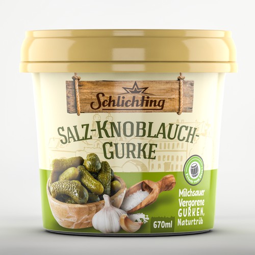 traditional package design concept for Schlichting