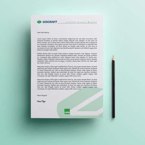 Gocraft Letterhead