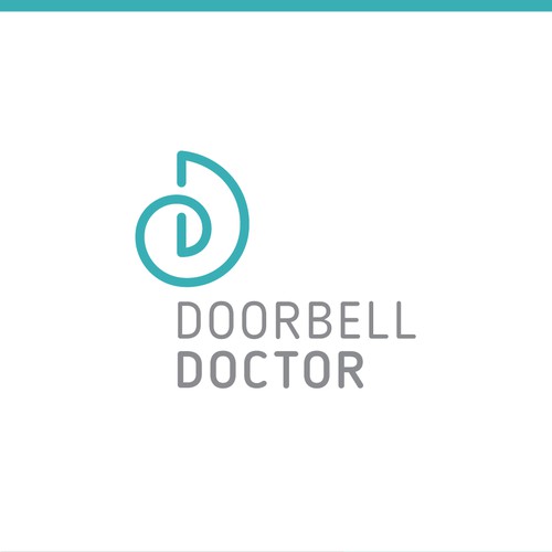 Modern and abstract medical logo