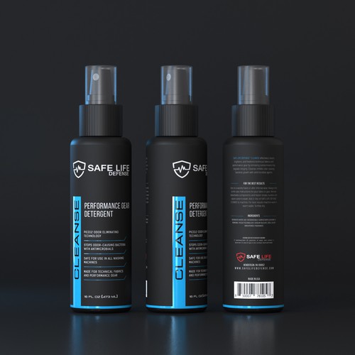 Cleaning product label