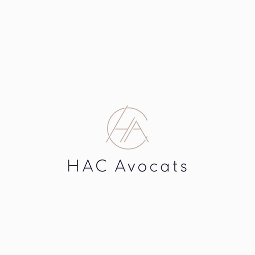 modern, feminine, luxury logo for law firm