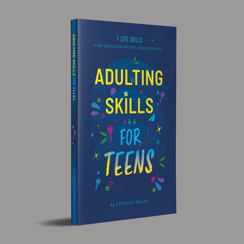 Book cover design: Adulting Skills for Teens
