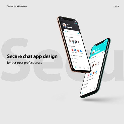 Secure Chat UI/UX design