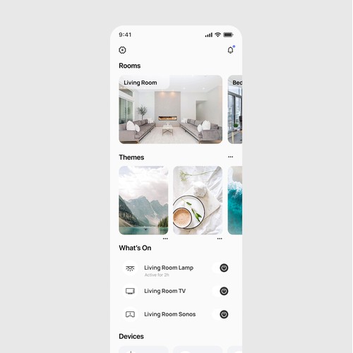 Smart Home App Design