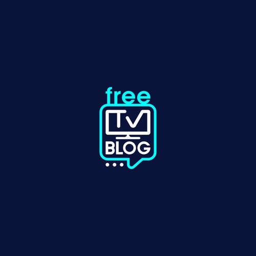 Logo design for -Free Tv Blog-