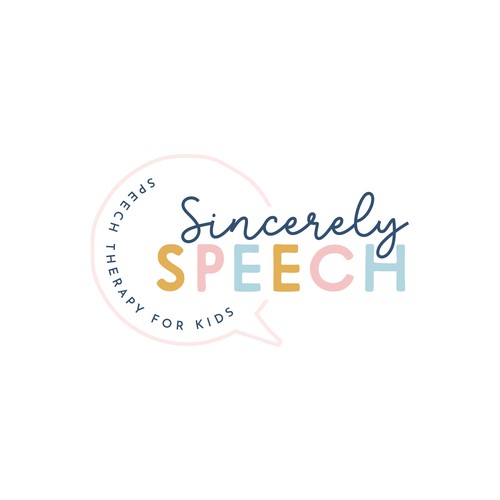 Kids speech therapy logo