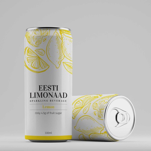 Sparkling Beverage Can Design