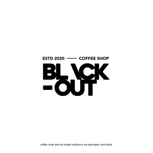 Blackout coffee logo