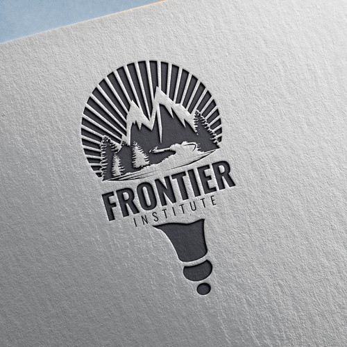 Logo for a nonprofit organization Frontier Institute