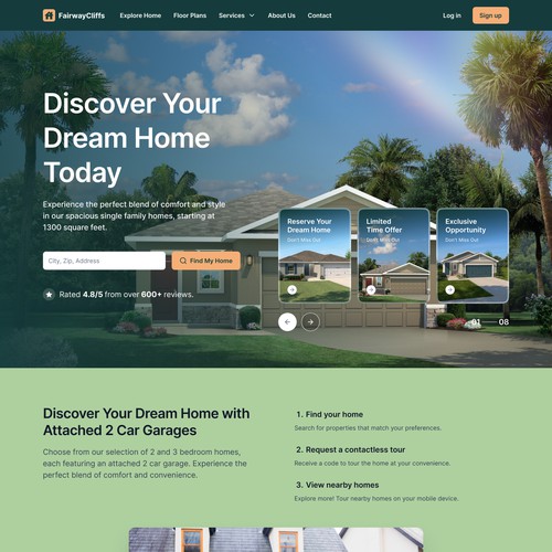 Single Family Rental Community Needs Landing Page