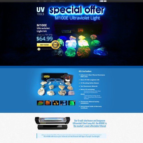 www.ultraviolet-tools.com Ultraviolet Tools LLC needs a new landing page