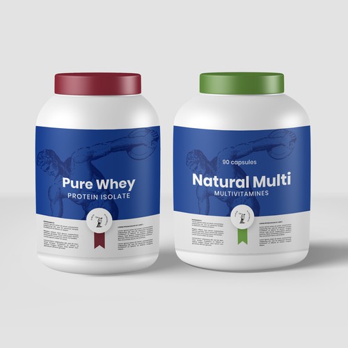 Packaging Concept for Protein Supplements 