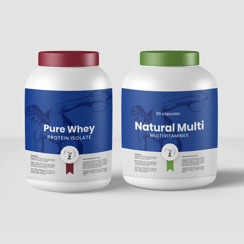 Packaging Concept for Protein Supplements 