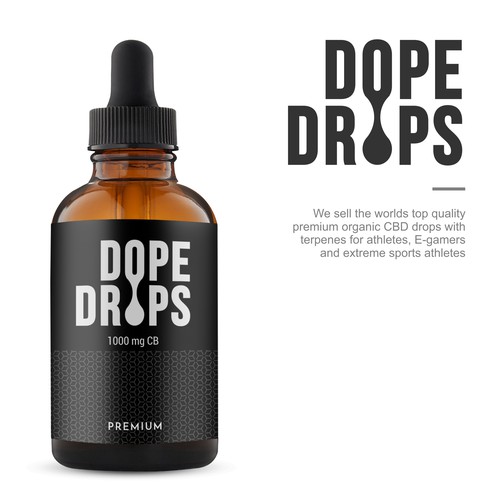 Dopedrops logo design