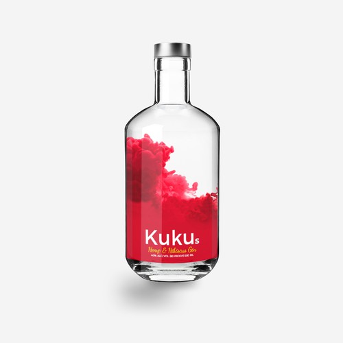Bottle label for Kuku's Vodka