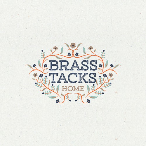 Logo design for Brass Tacks Home