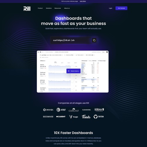 Home Page design