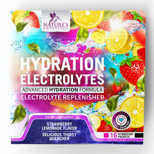 Refreshing Hydration Electrolytes Design Needed for Nature's Nutrition.