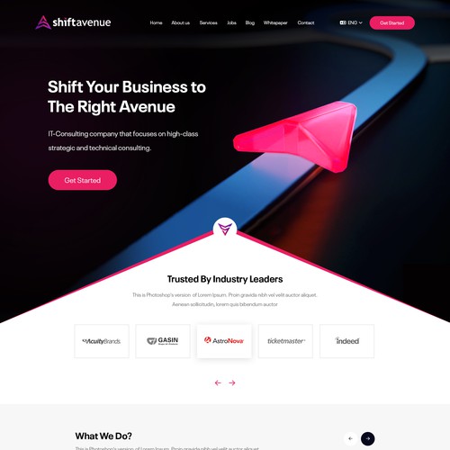 IT Consulting Website Design