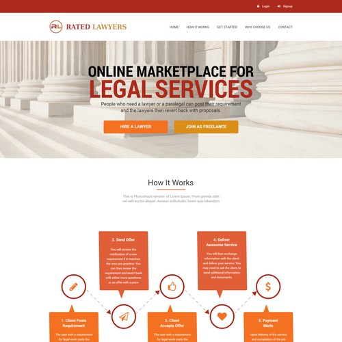 Web Design for Lawyers Marketplace