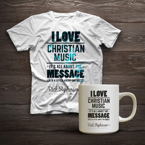 Merchandise Design for Gospel Musicans