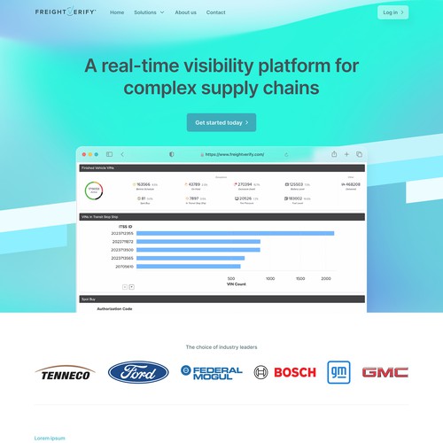 Website for Supply Chains Business