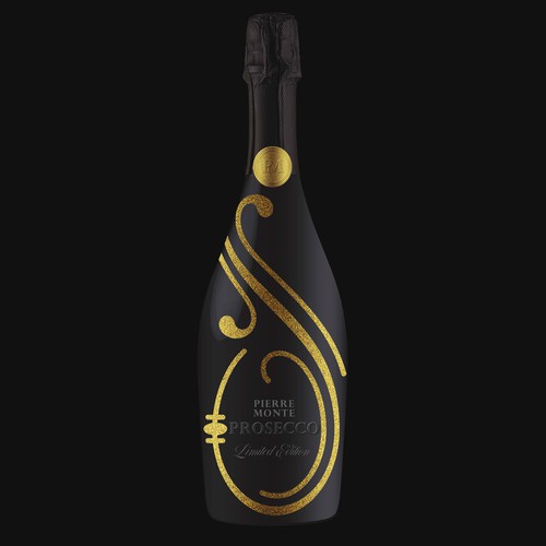 Limited Edition Festive Prosecco Wine Bottle Label Needed