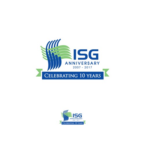 Anniversary logo design