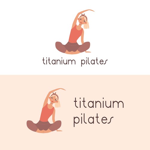 Pilates instructor logo design