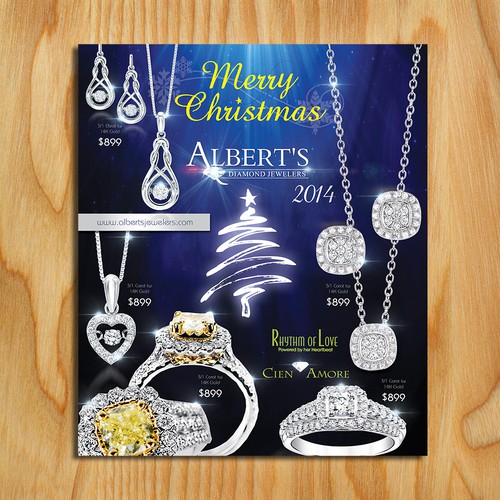 Merry Christmas Jewelry Catalog Cover