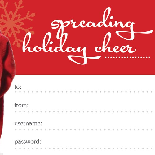 Create a Holiday Gift Card for Online Makeup Education Company