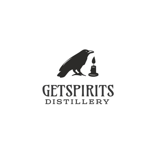 Logo for a distillery