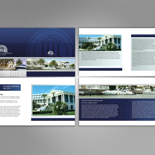 American Colonial Capital needs a new brochure design