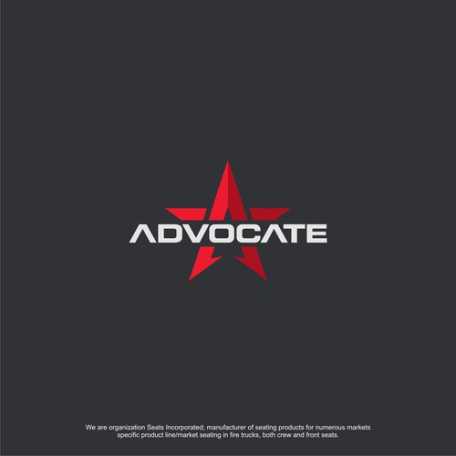 Bold logo concept for ADVOCATE
