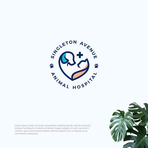 Logo Concept For Veterinarian Hospital