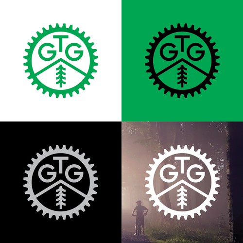 Logo design for mountain bike leasing company