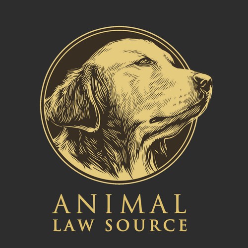  law firm that helps animals logo.