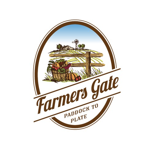 Help farmers gate with a new logo