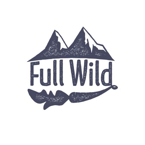 Food and adventure company logo 