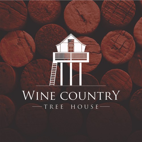 Luxury logo design for a Healdsburg Wine Country rental