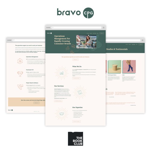 Squarespace Website for Bravo CPG
