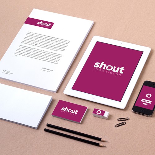 SHOUT.com : High traffic site rebrand.  Great exposure for winning logo. GUARANTEED PAYOUT.