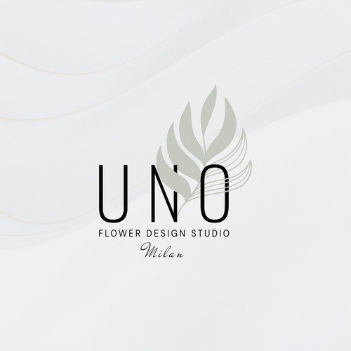 Logo concept for flower design studio