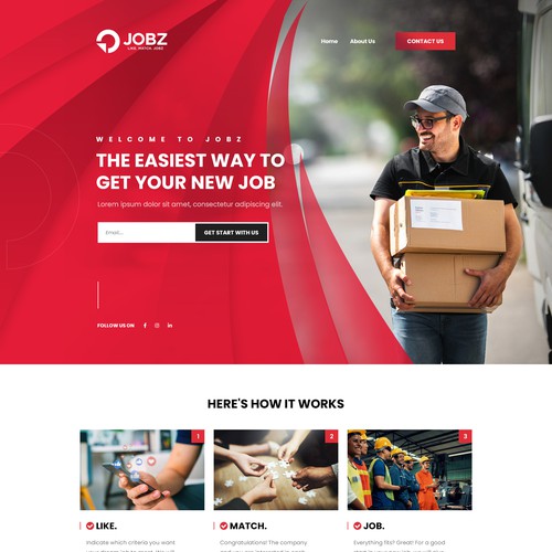WEB DESIGN FOR JOBZ.GROUP