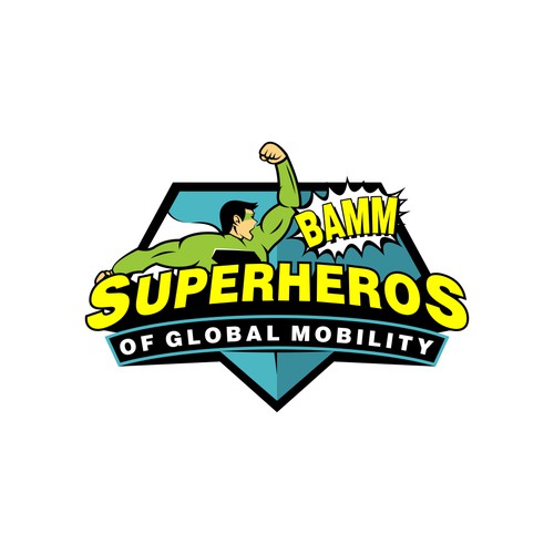 super hero logo