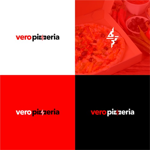 vero pizzeria logo design