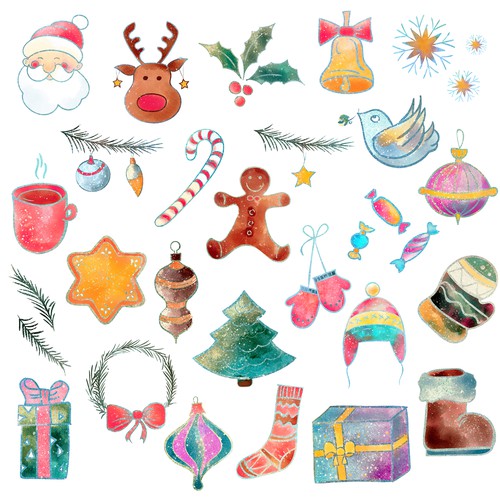 Christmas stickers