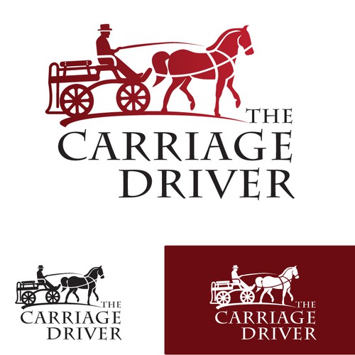 Playful logo and business cards for horse cart company