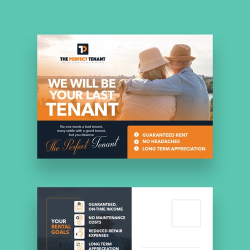 The Perfect Tenant- Postcard Design