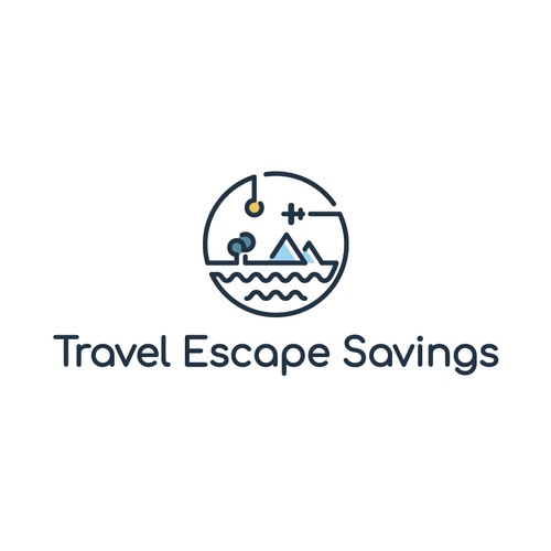 Logo concept for travel company